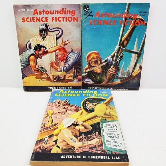 Astounding Science Fiction Magazine 1959 Jan-Jul 7 Issues Leinster Dickson More - Picture 9 of 11